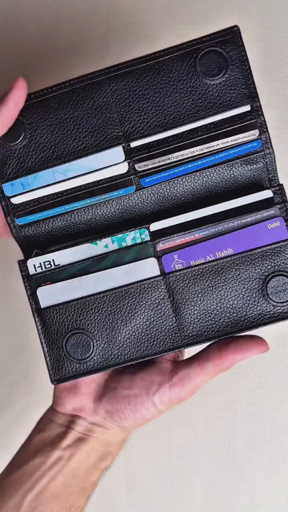 Magnetic Secure Fold Wallet