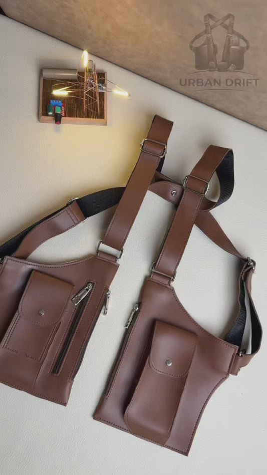 Premium Shoulder Bag Brown