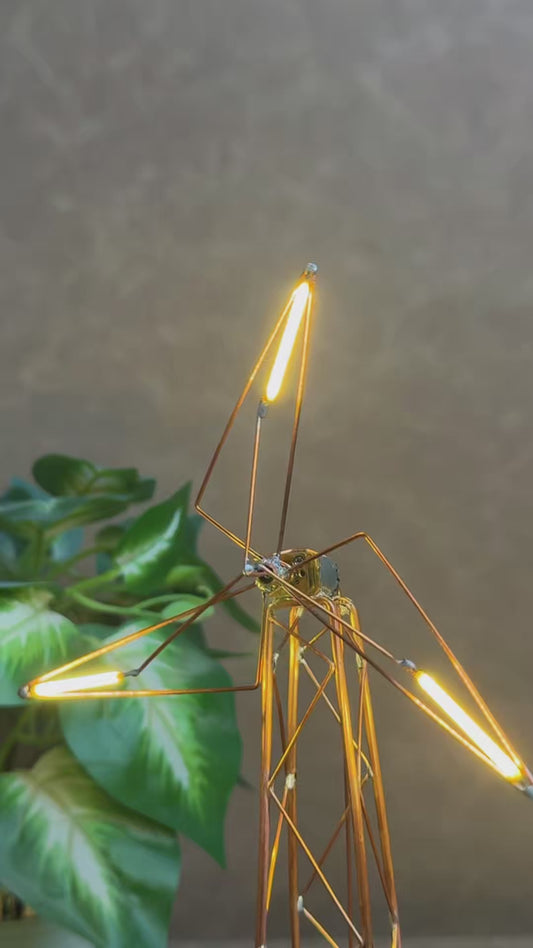 Wind turbine lamp