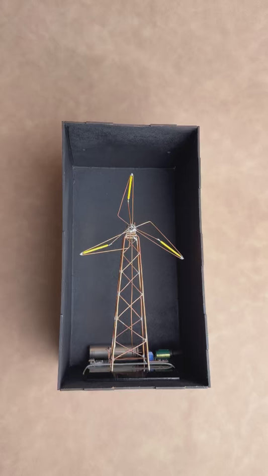 Wind turbine lamp